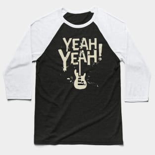 Yeah Distressed guitar Baseball T-Shirt